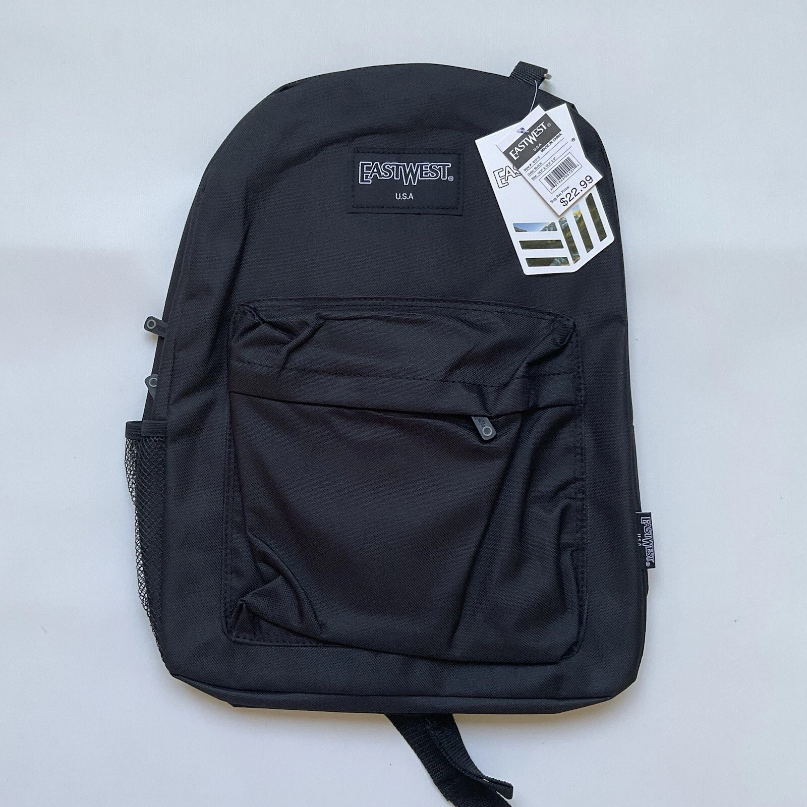 Black East West Classic School Backpack