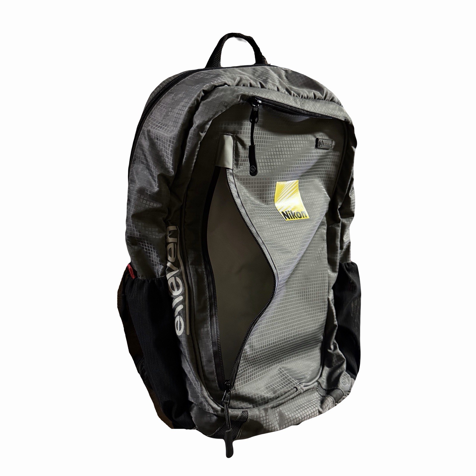 Nokia Logo Backpack Elleven Lunar 15” Tech Laptop Bag Padded Lightweight Gray
