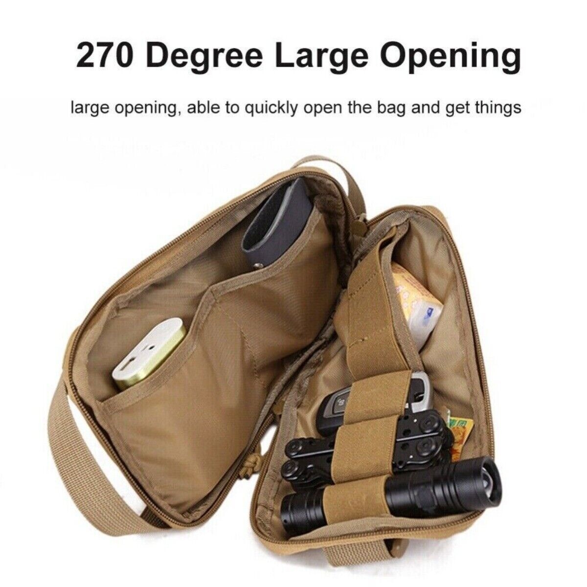 Multi-functional Running Fanny Pack Daily Cycling Mobile Storage Chest Bag