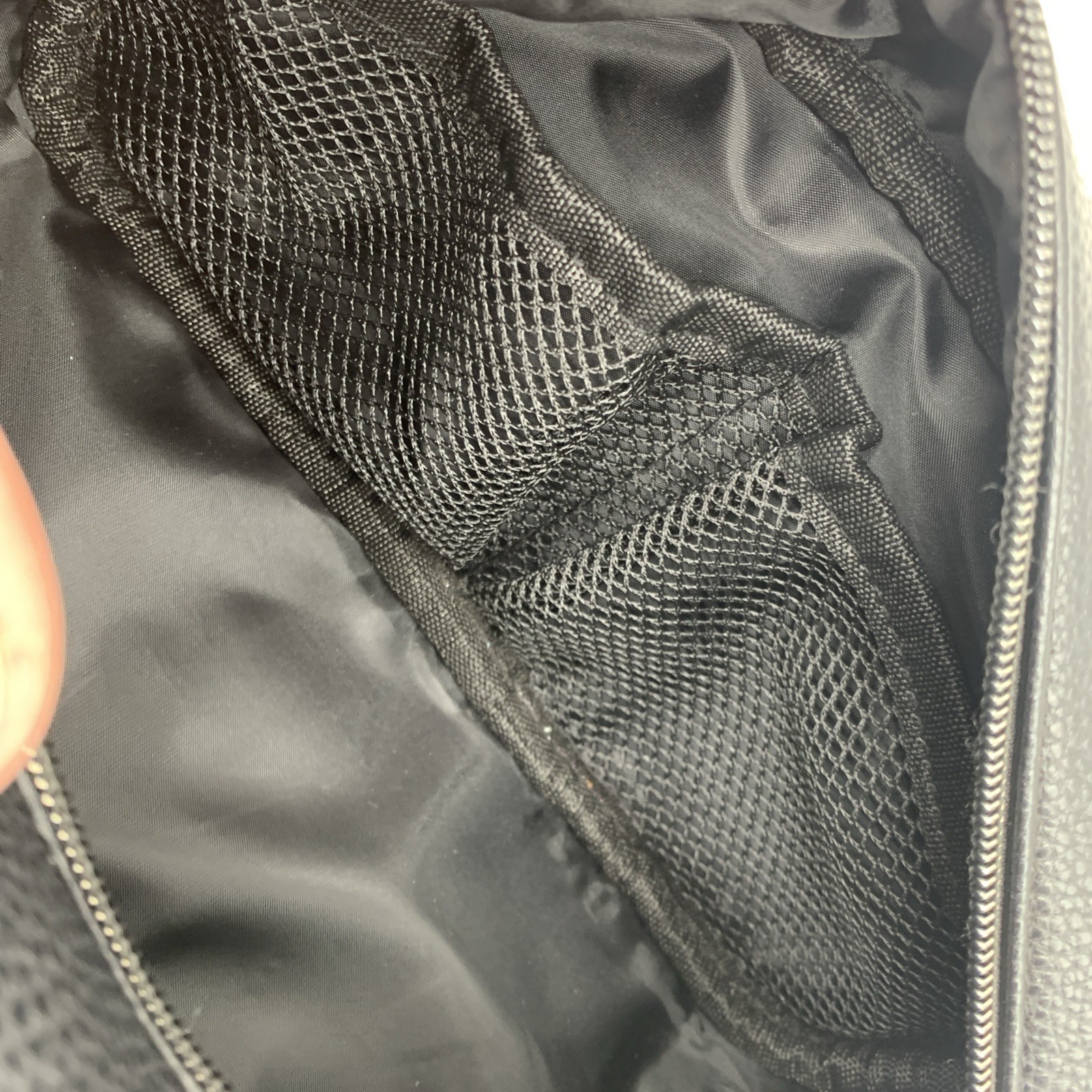 True Religion Titan Black Leather Dopp Kit Travel Shave/Tolietry Pouch Bag