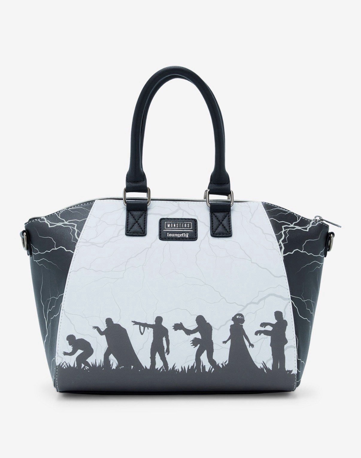 Loungefly Universal Monsters Glow-In-The-Dark Satchel Bag Frankenstein Dracula
