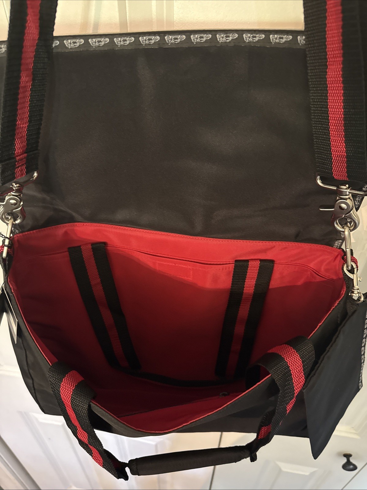 MINI Cooper Motoring Gear Red/Black Reversible Messenger Bag w/Laptop Bag