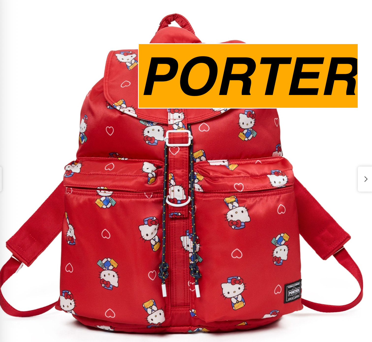 PORTER × HELLO KITTY Backpack Yoshida & Co. 90th Anniversary Limited Edition
