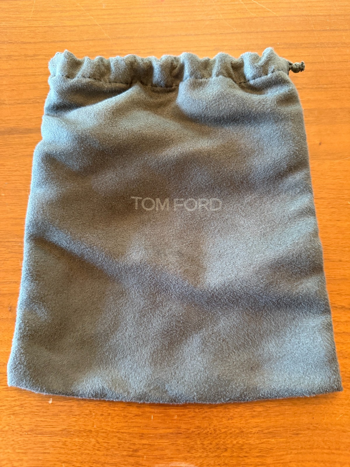 Tom Ford Gray Soft Dust Cover Sleeper Bag 7 x 8 1/2 Inches
