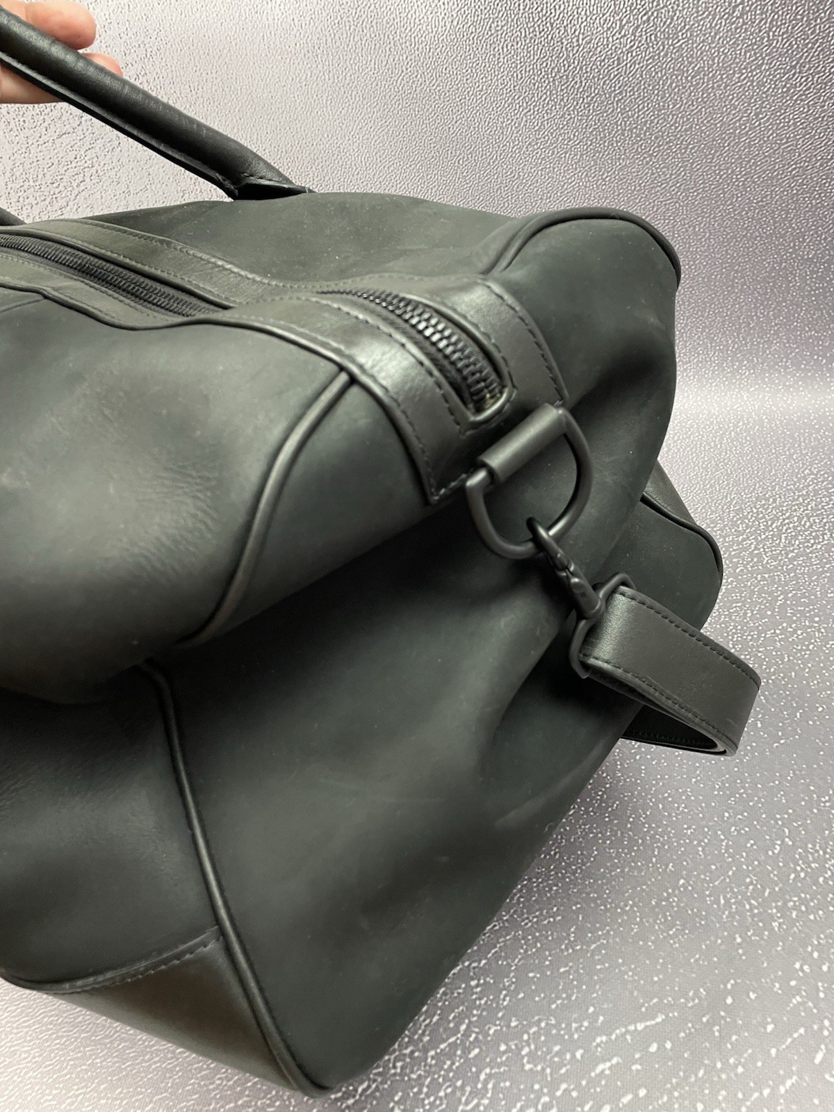 New Thursday Black Matte Weekender Bag Large