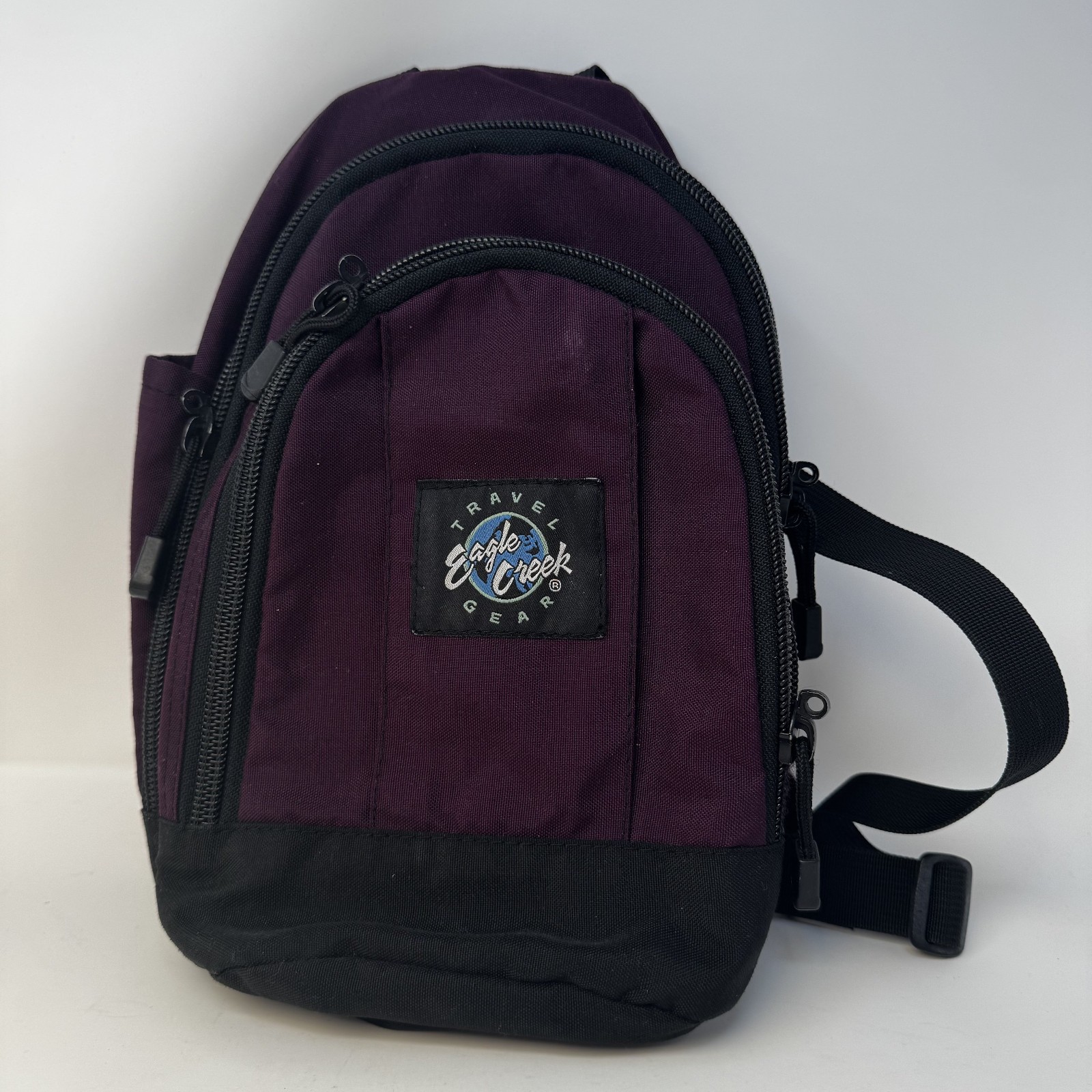 Eagle Creek Black Mini Backpack Unisex Adjustable Shoulder Straps: Purple