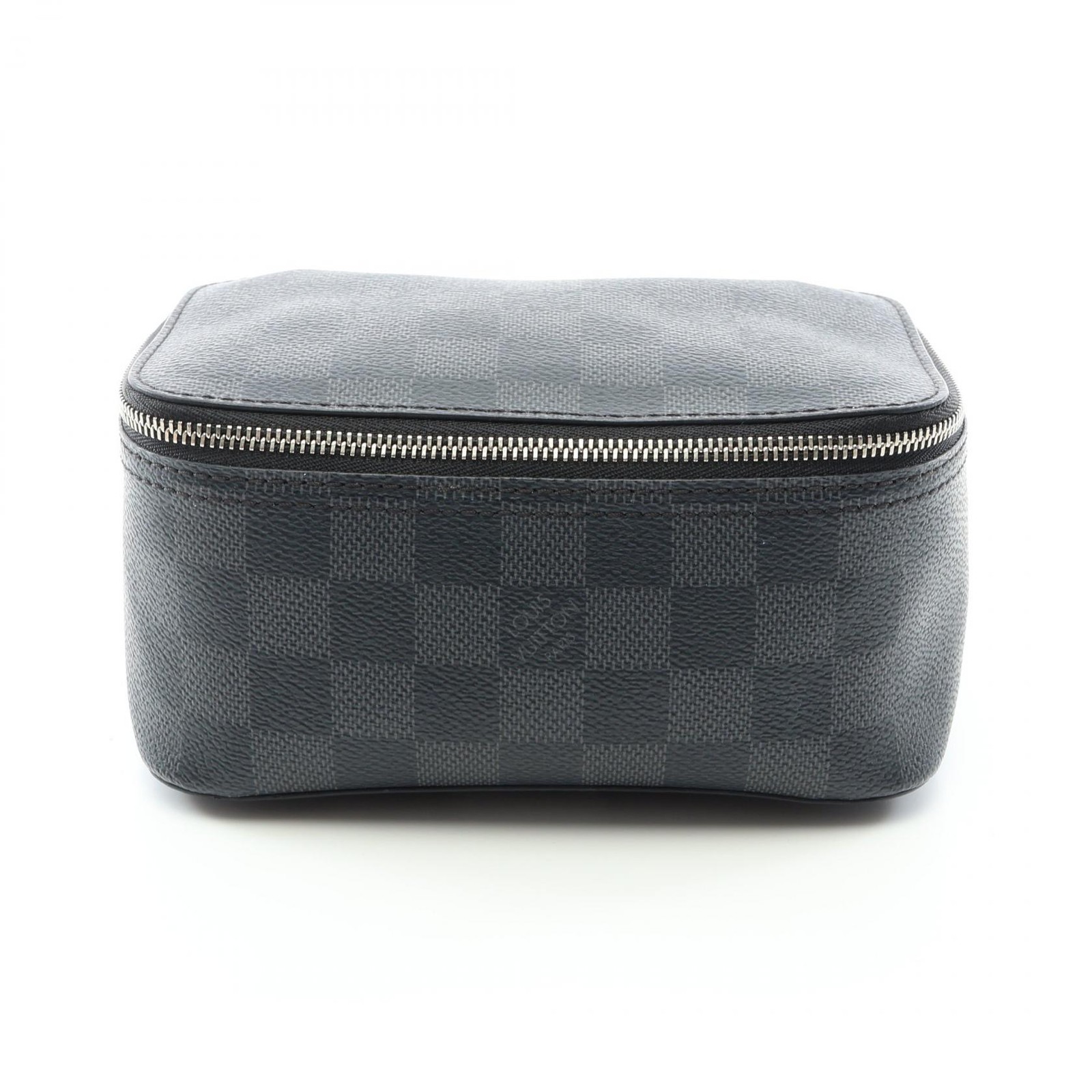LOUIS VUITTON Rangement PM Pouch purse bag N40181 Damier graphite leather