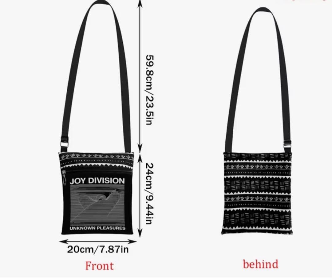 JOY DIVISION UNKNOWN PLEASURES Shoulder Bag