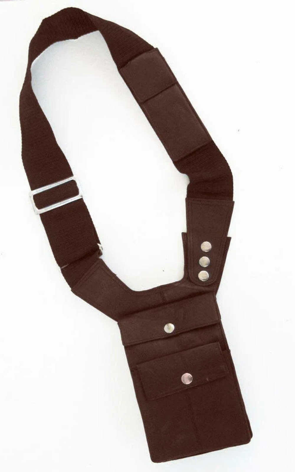 Handcrafted Leather Shoulder Men’s Underarm Bag Hidden Pocket Holder