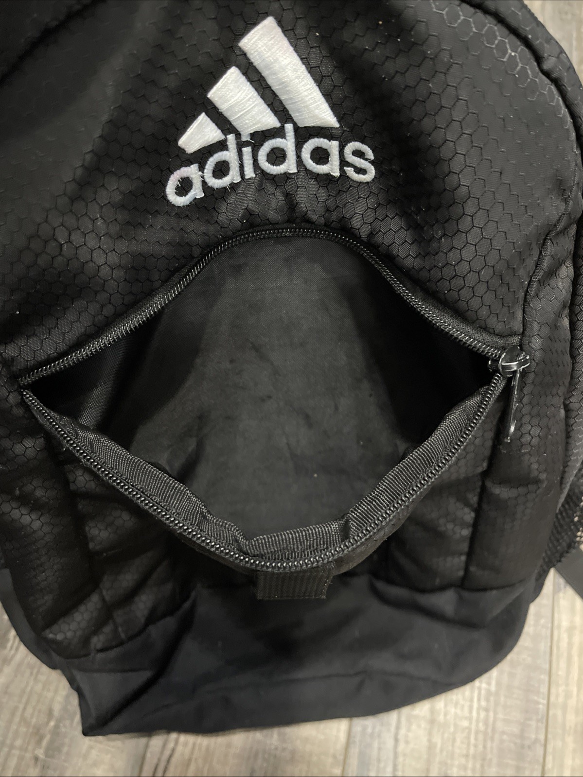 Mens Adidas Black Backpack Large Lots Of Storage See Photos