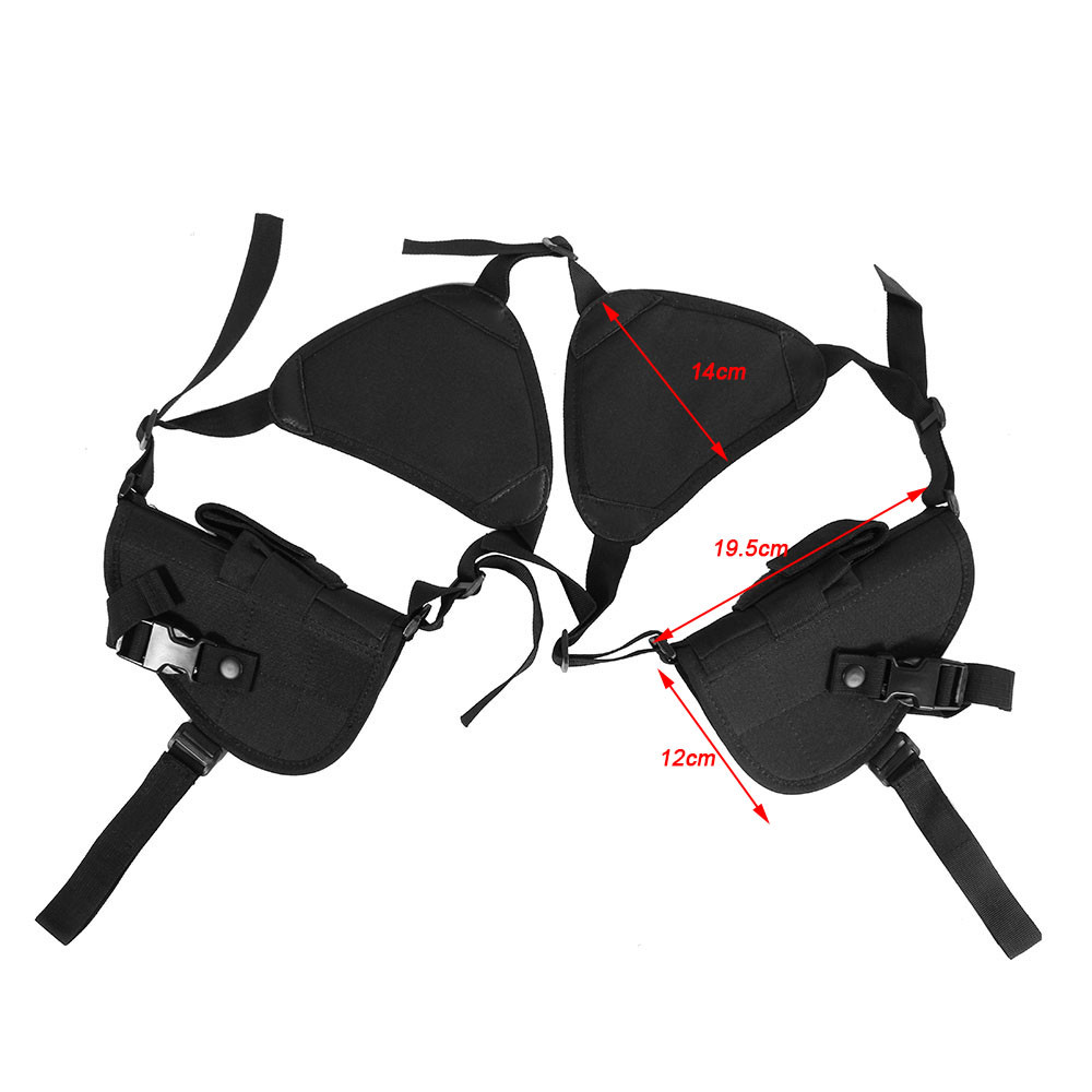 Tactical Left Right Pistolenholster Under Arm Schulterholster Bag Black Holster