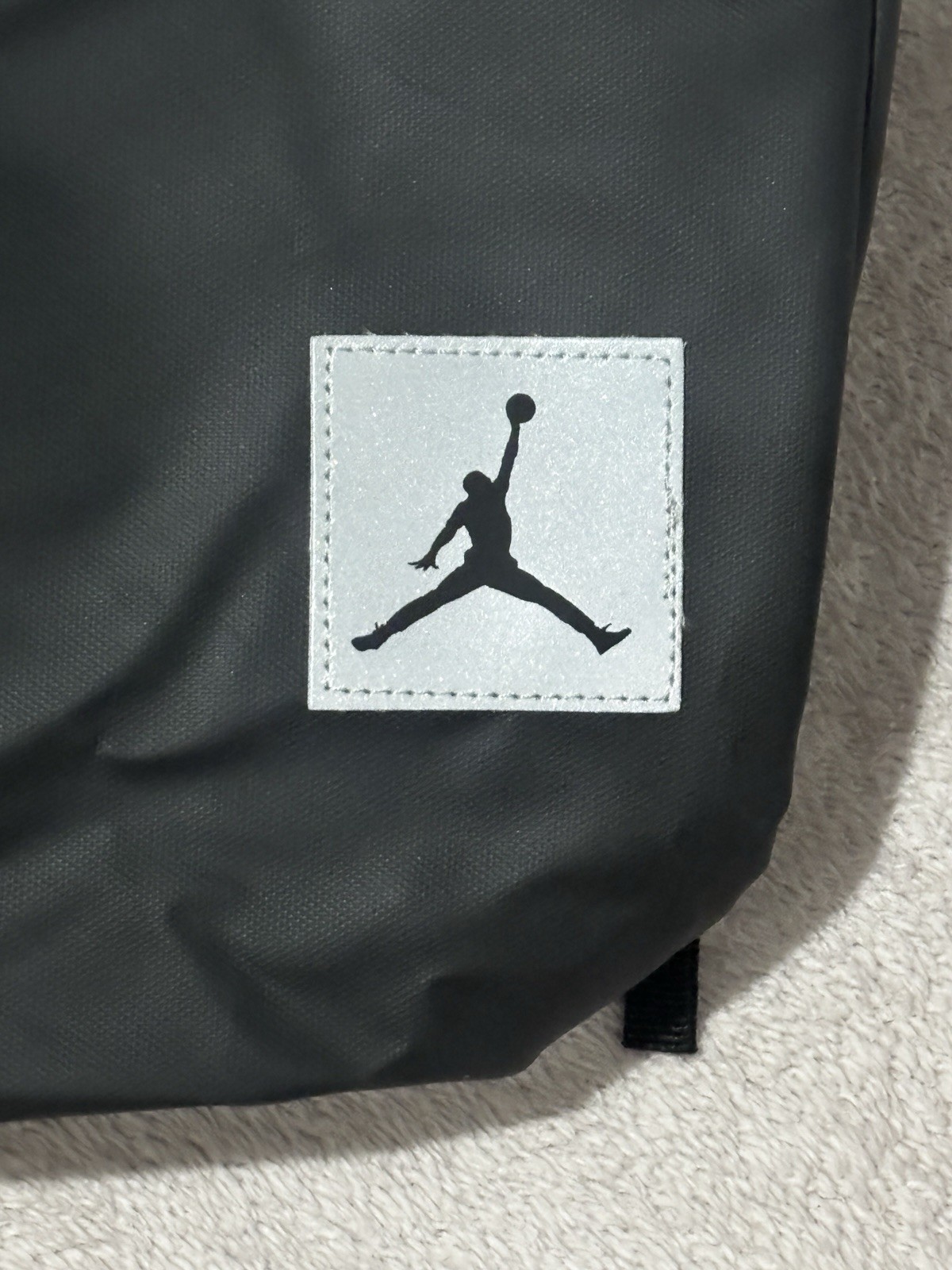 Nike Air Jordan Jumpman Pivot Duffle Bag Shoe Garage Black Grey Large 9A0083-023