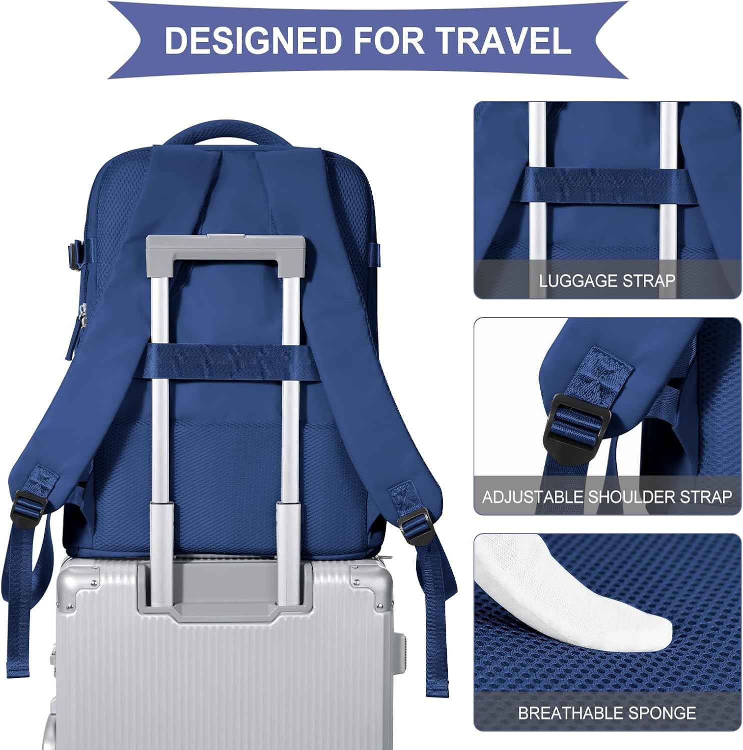 25L Travel Backpack, Carry on Backpack, Hiking Backpack Outdoor Sports Rucksack