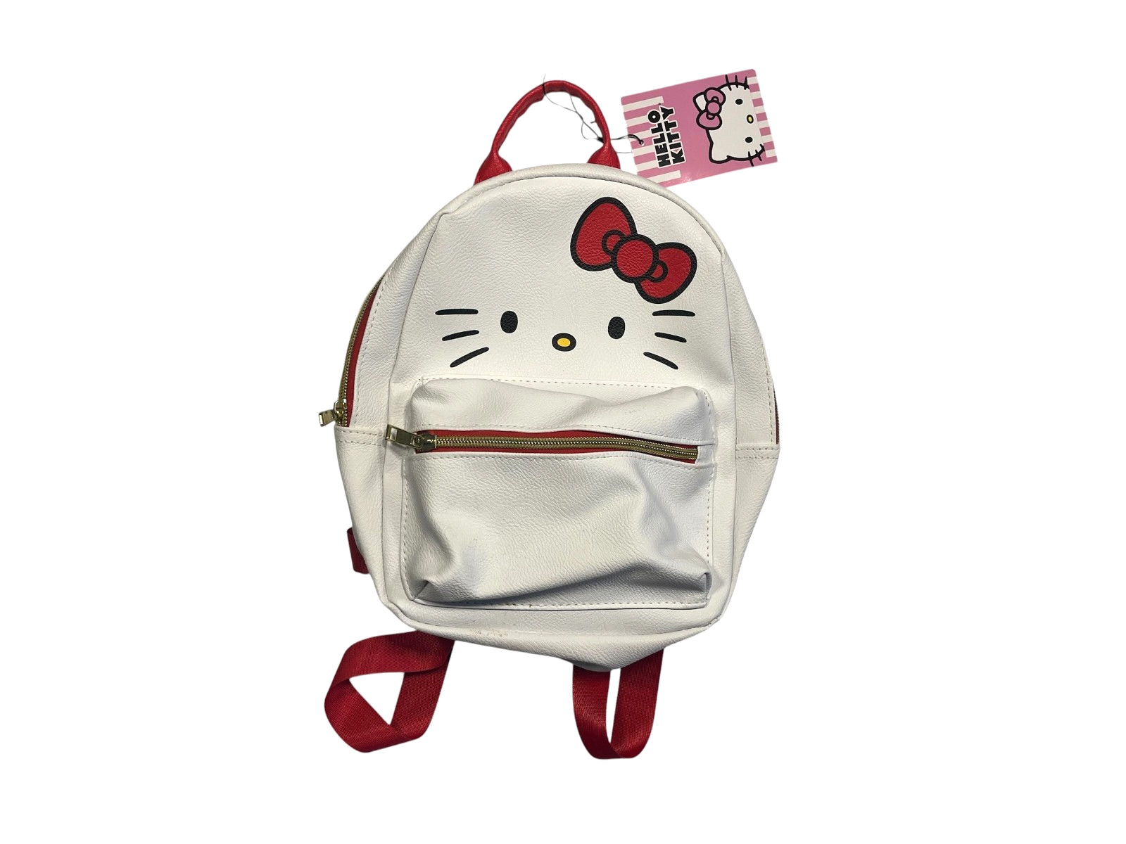 2023 HELLO KITTY x SANRIO White/Red MINI BACKPACK Kid youth School Book Hike Bag