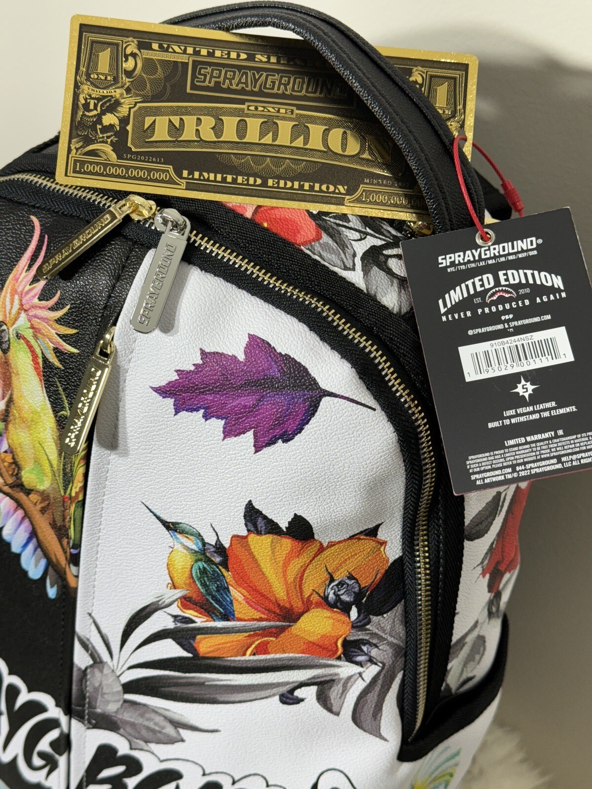 SPRAYGROUND SHADOW FLIGHT BACKPACK (DLXV) LIMITED EDITION **SOLDOUT EVERYWHERE**