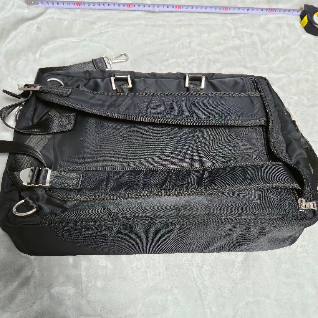 Master-piece Black Nylon Business Bag Used Japan
