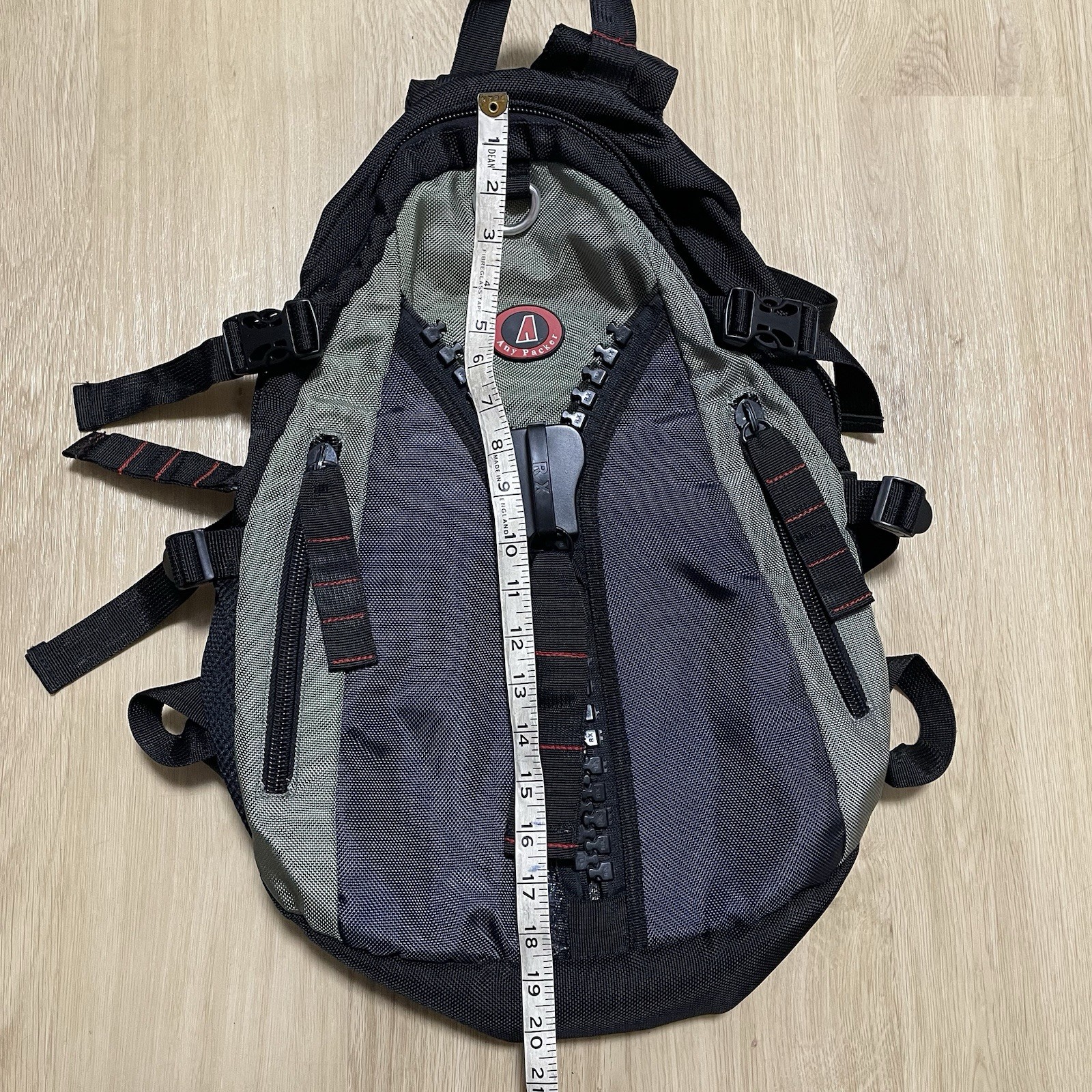 Vintage Any Packer Technical Backpack Bag Tactical RX Zip Oakley ACG Y2K 90s 00s