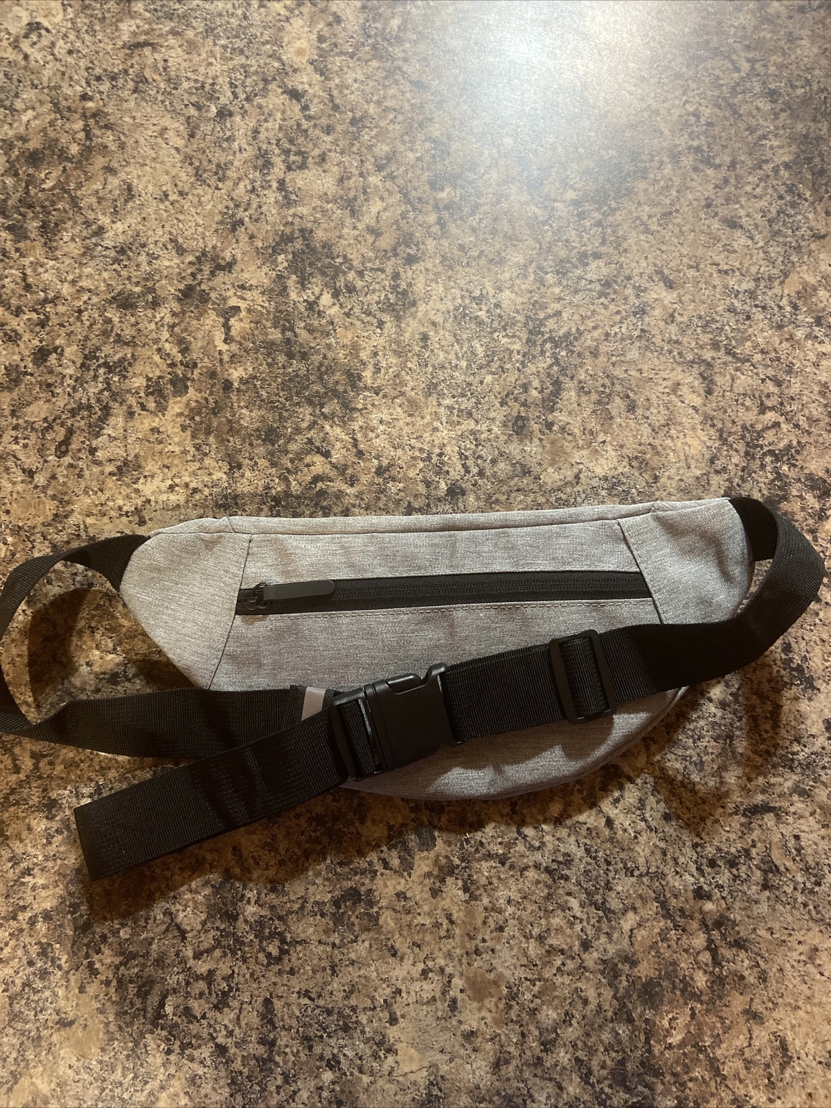 MAXTOP Large Crossbody Fanny Pack with 4-Zipper Pockets, 14.3 x 3.5 x 5.9 inches