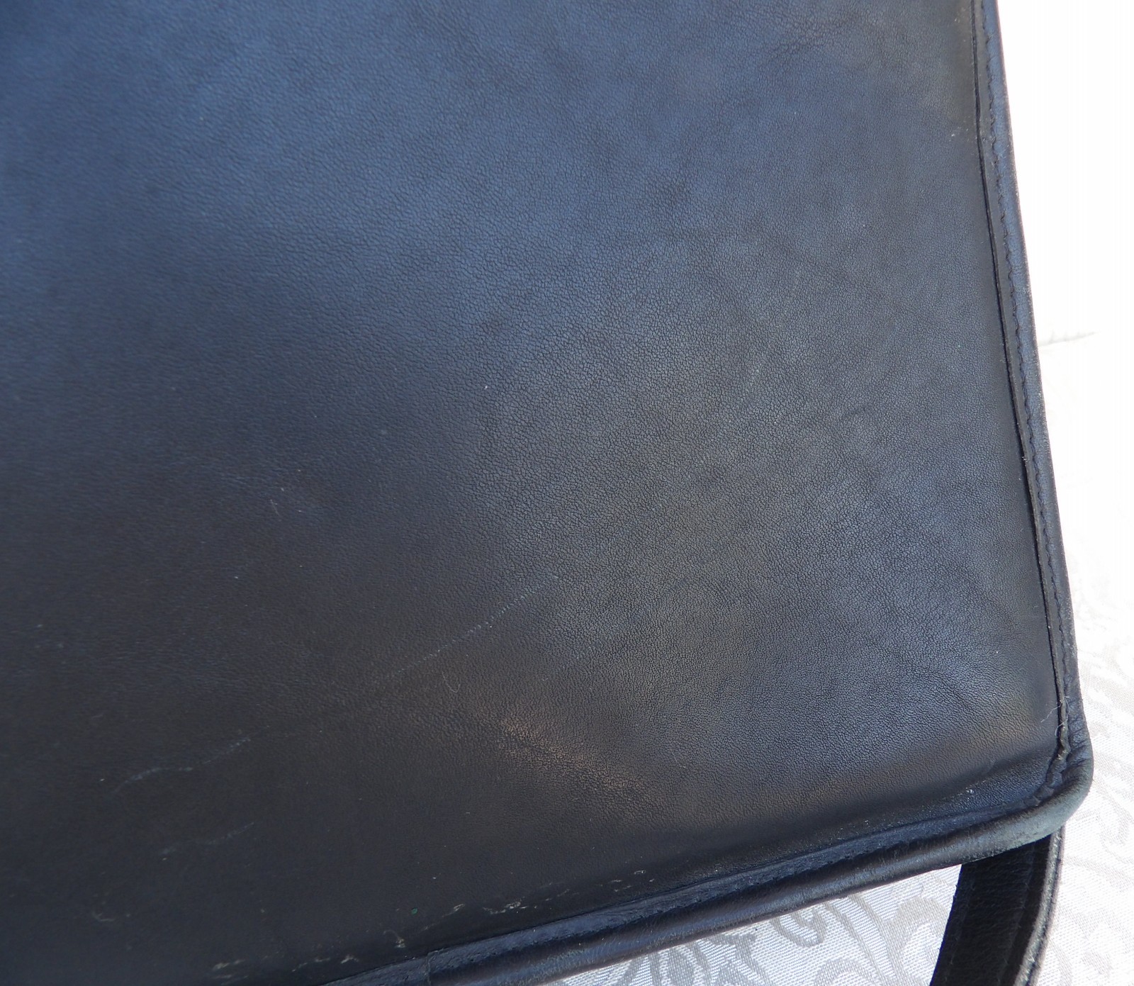 Vintage JACK GEORGES LEATHER BRIEFCASE BAG