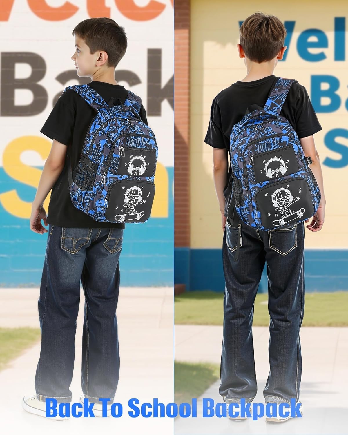 School Backpack for Boys Backpacks for Kids Camo Bookbag Teens Middle School …
