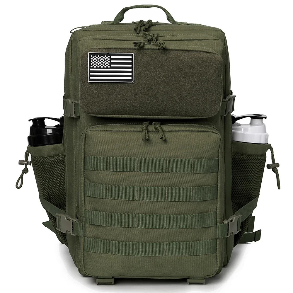 45L Tactical Backpack Outdoor Hiking Camping Survival Rucksack Travel School Bag