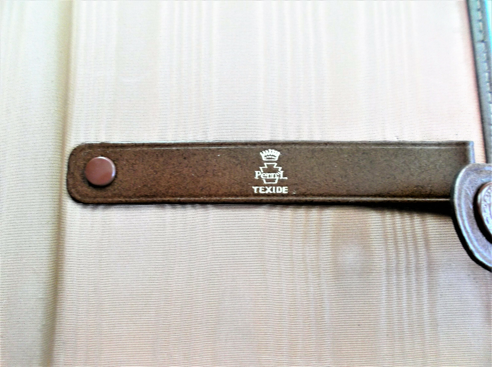 Vintage TIE VALET Texide Travel Case by Penn L Monogrammed FJR 15×6 Inches