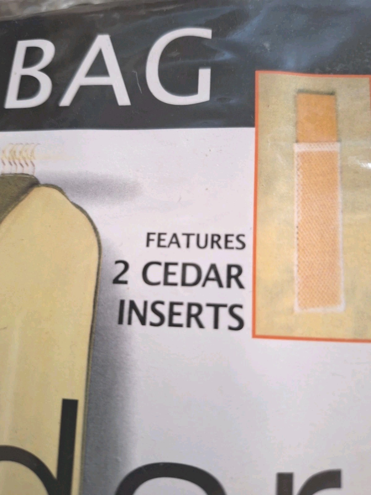 Heavy Canvas Suit Bag With Cedar Inserts 24x 42x 4 Travel Clothes Protection NEW