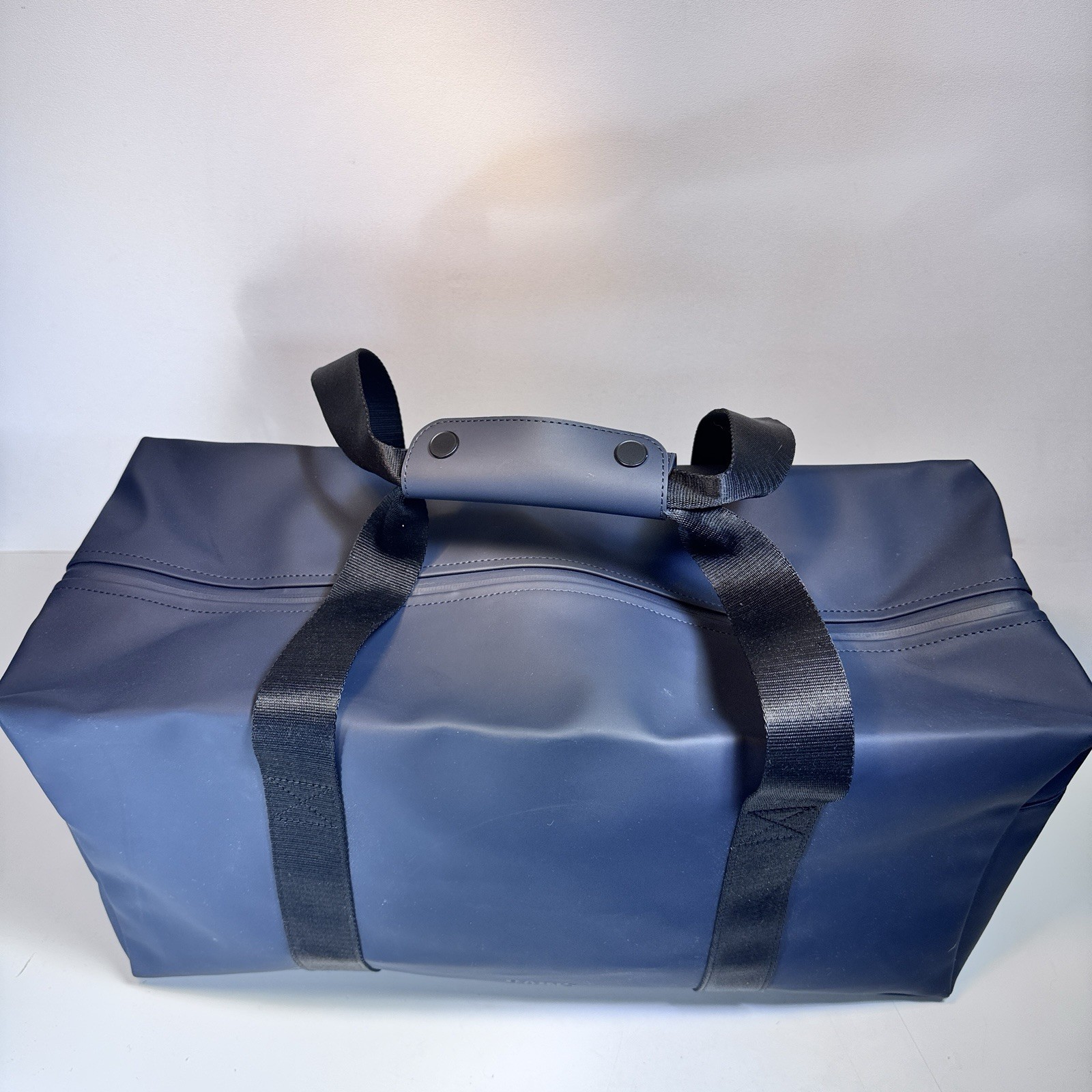 Rains HiLo Weekend Gym Bag Large Branded 19.5 x 10 x 9 Blue Waterproof