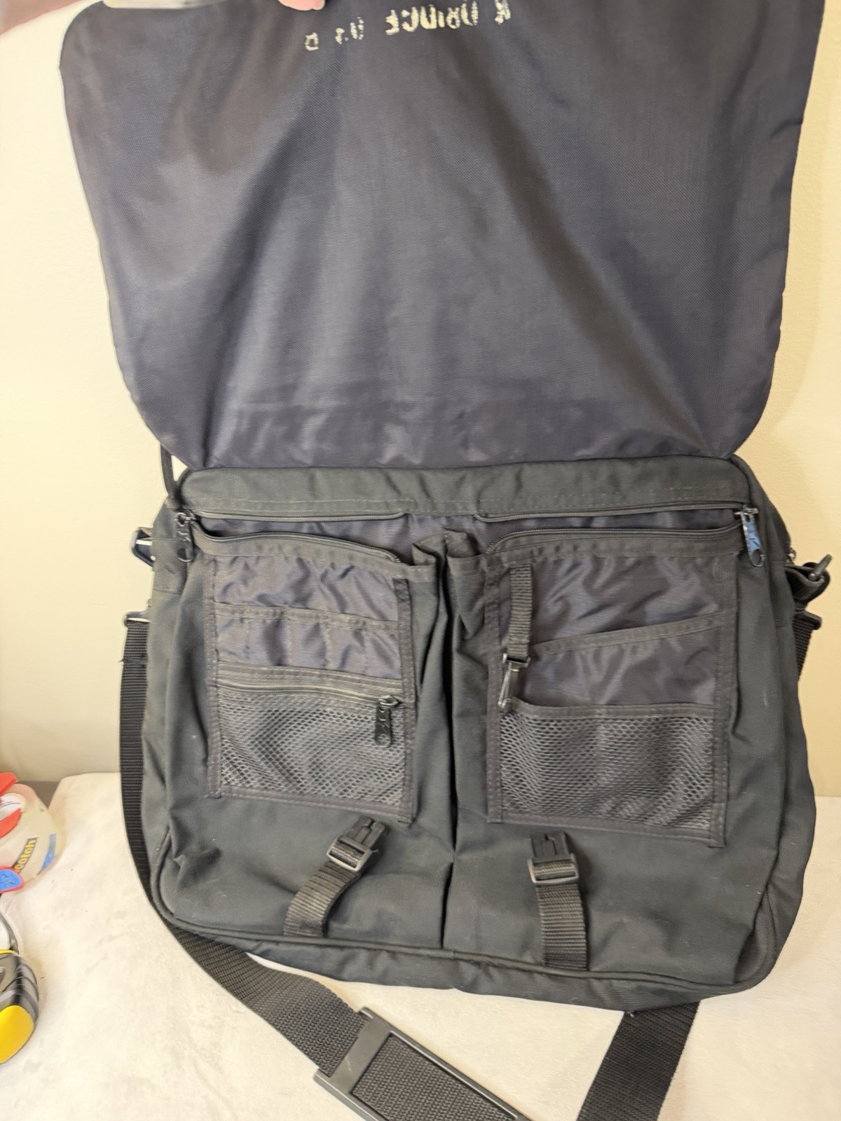 Outdoor Products Messenger Bag Black USMMA Kings Point Laptop Shoulder Bag USA