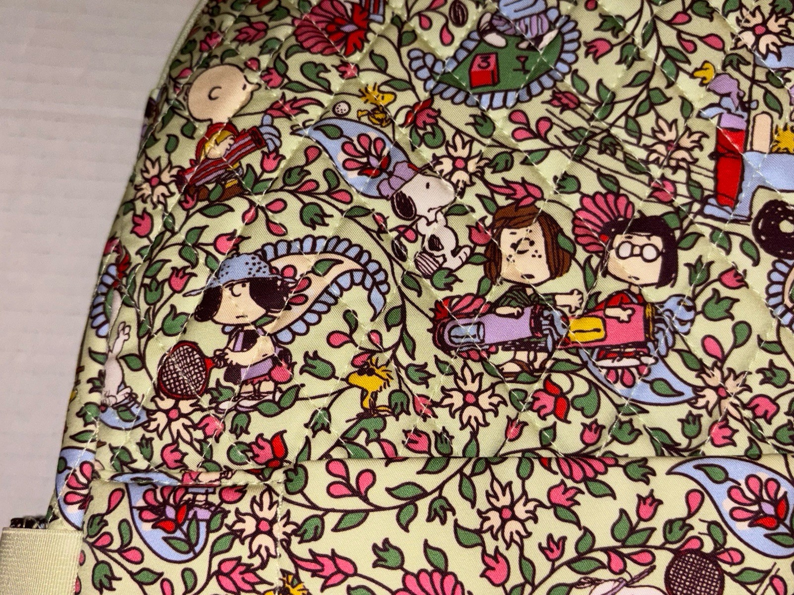 Vera Bradley Bancroft Backpack Bag Snoopy Country Club Peanuts Paisley