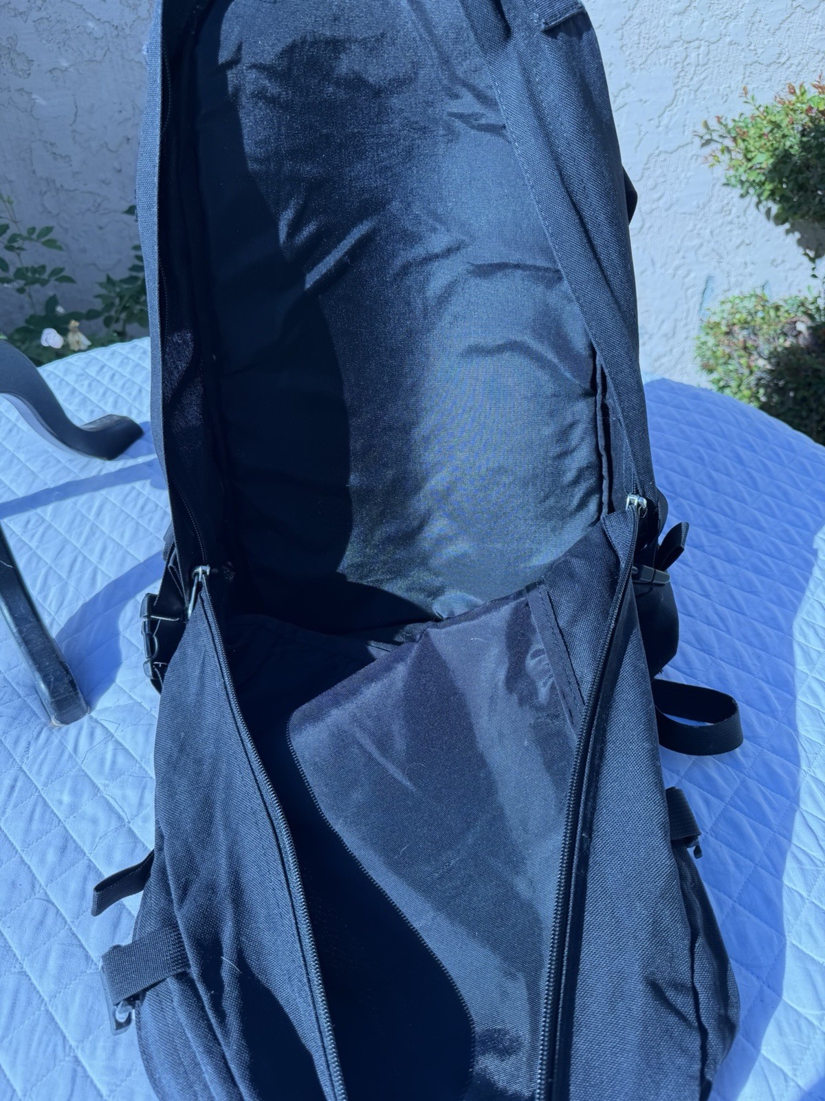 **well Worn Broken Clip* Vintage Ss02 12th Supreme Box Logo Backpack Black Nylon