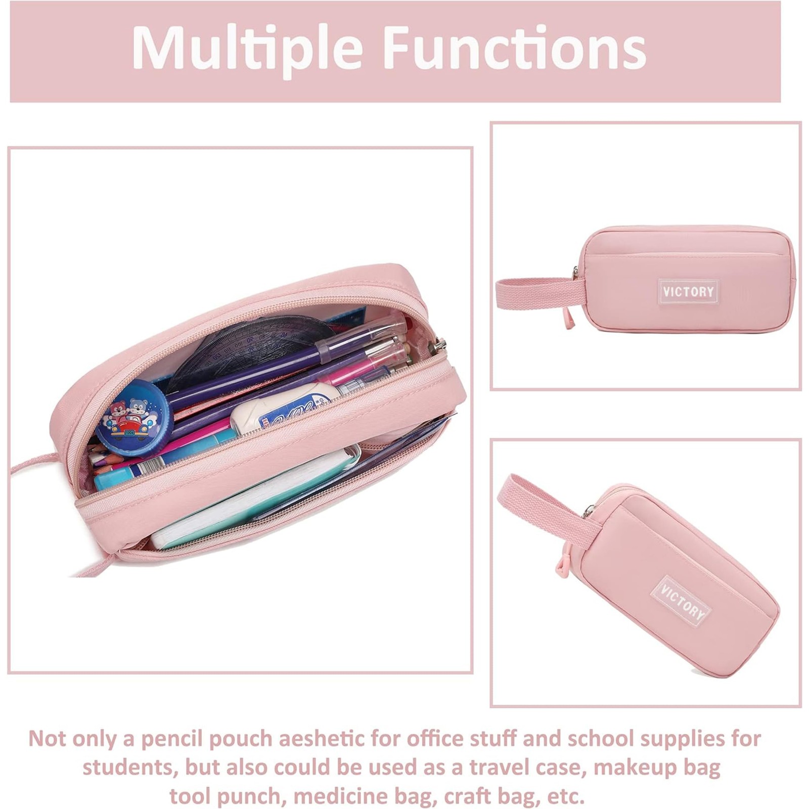 Backpack for Girls Set with Pencil Case 15.6 Inch Laptop School Bag Cute Kids…