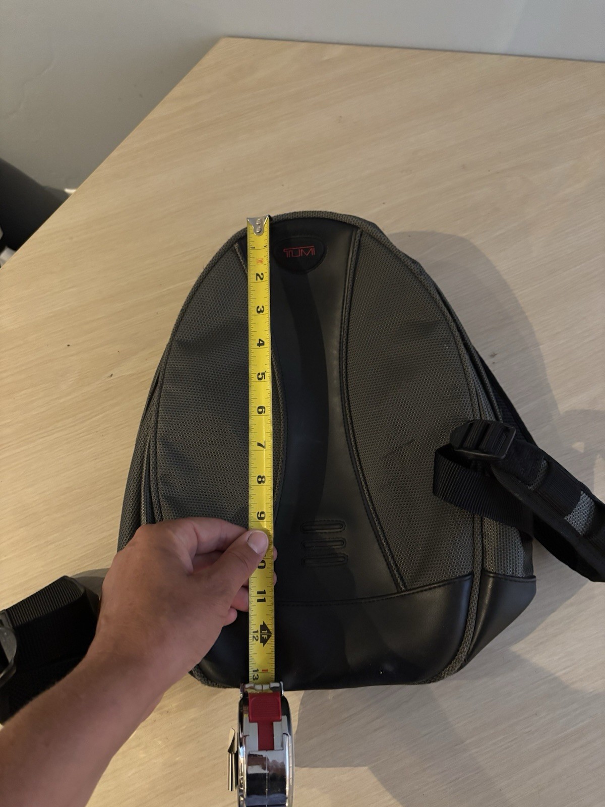 Vintage Black Tumi T2 Backpack Travel Daypack