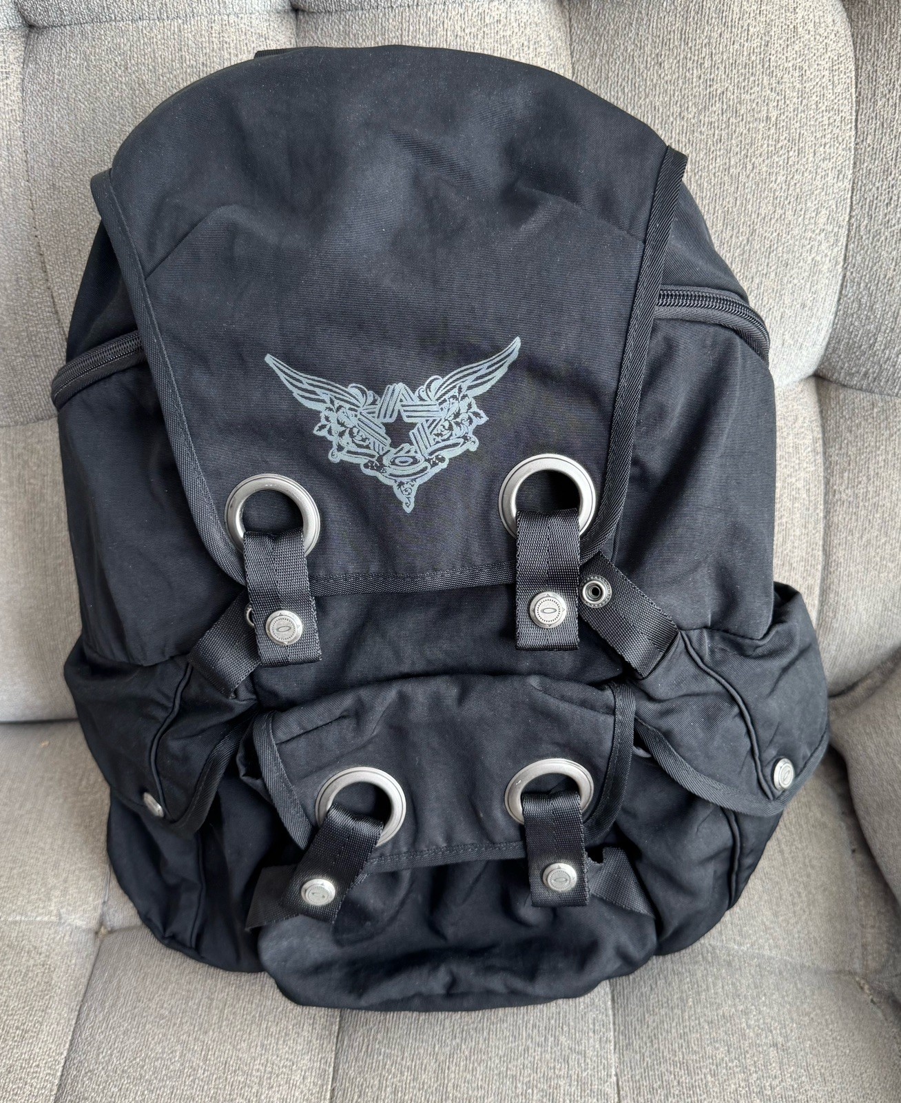 Vintage Oakley Software Sandbag Backpack – Black – Y2K Archive Techwear