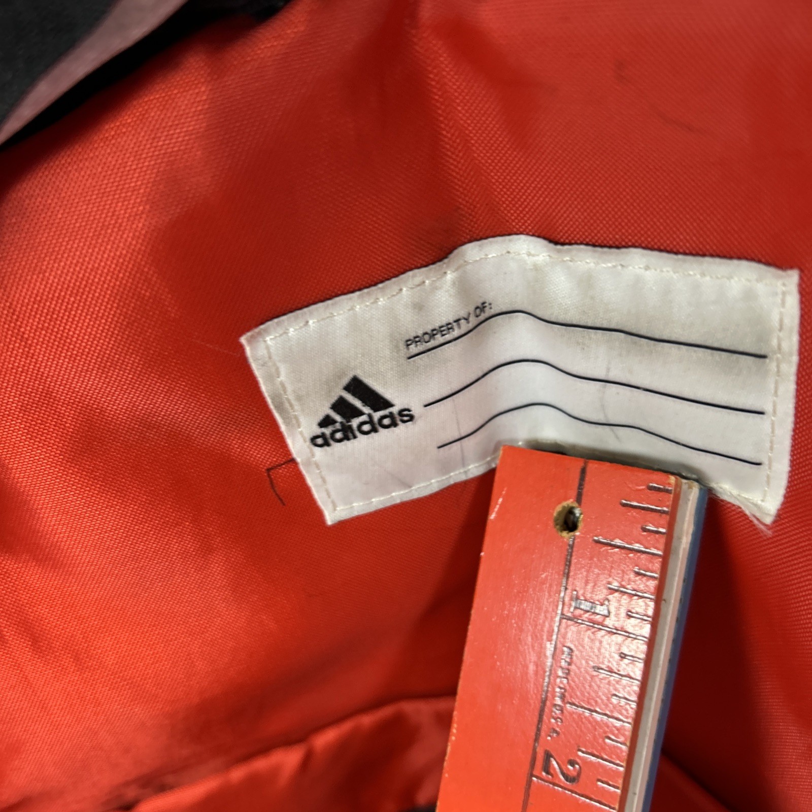 Adidas Prime 6 School Backpack Grey/Black Orange 5 Zipper 20″ Laptop Sleeve