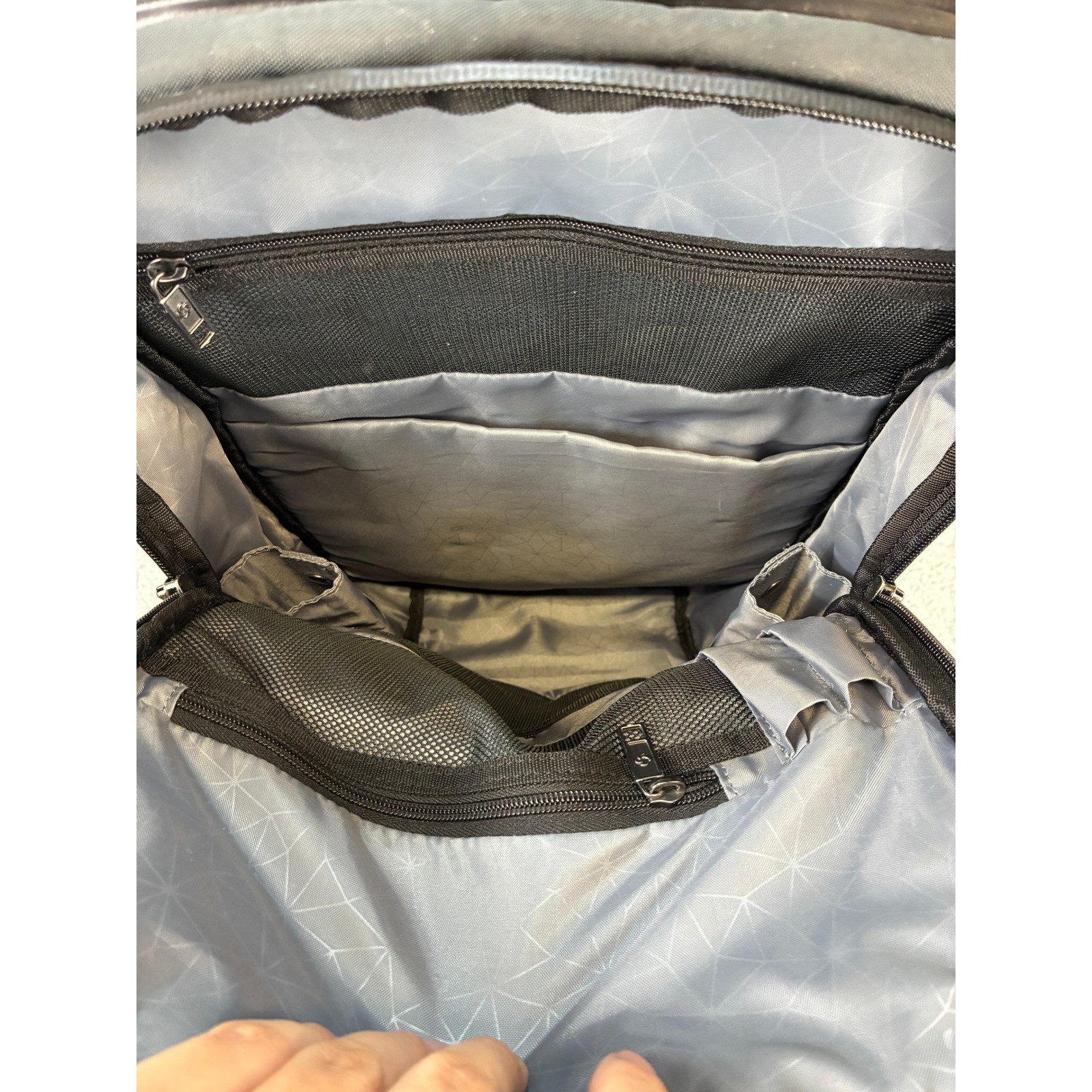 Samsonite Black Laptop Backpack Mens Professional Business Travel School Bag
