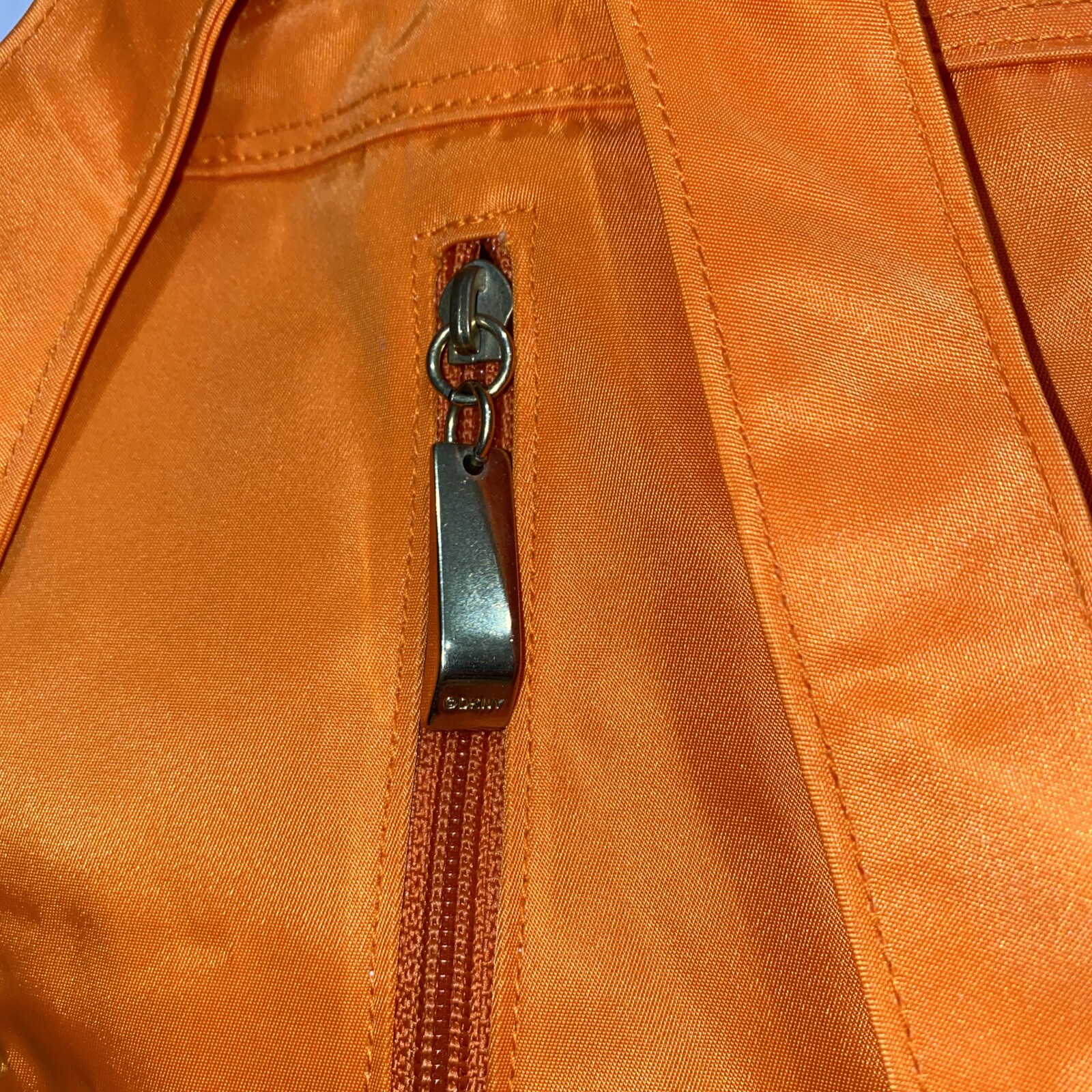 Vintage Y2K DKNY Orange Backpack