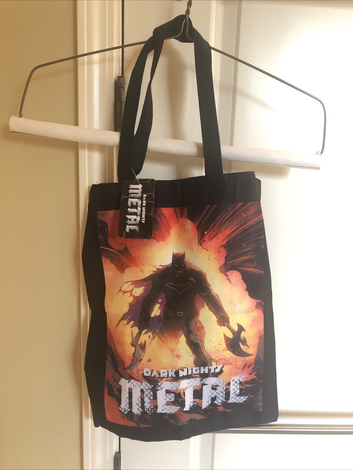 DC Comics Batman Dark Nights Metal Tote Bag Culturefly Exc Worlds Finest