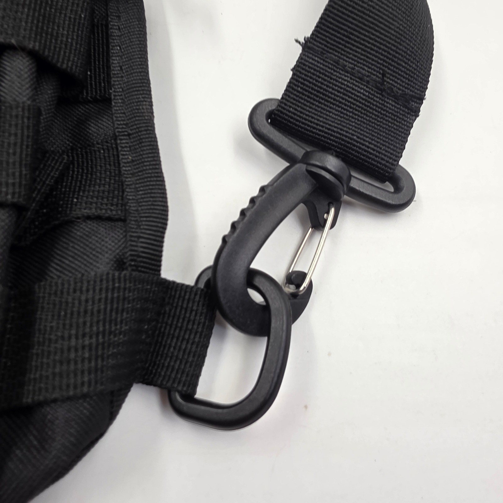 Black Tactical Sling Bag MOLLE Messenger Shoulder Pack Utility EDC Gear