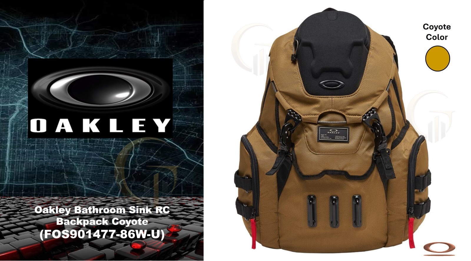 Oakley Bathroom Sink RC Backpack Coyote FOS901477-86W-U