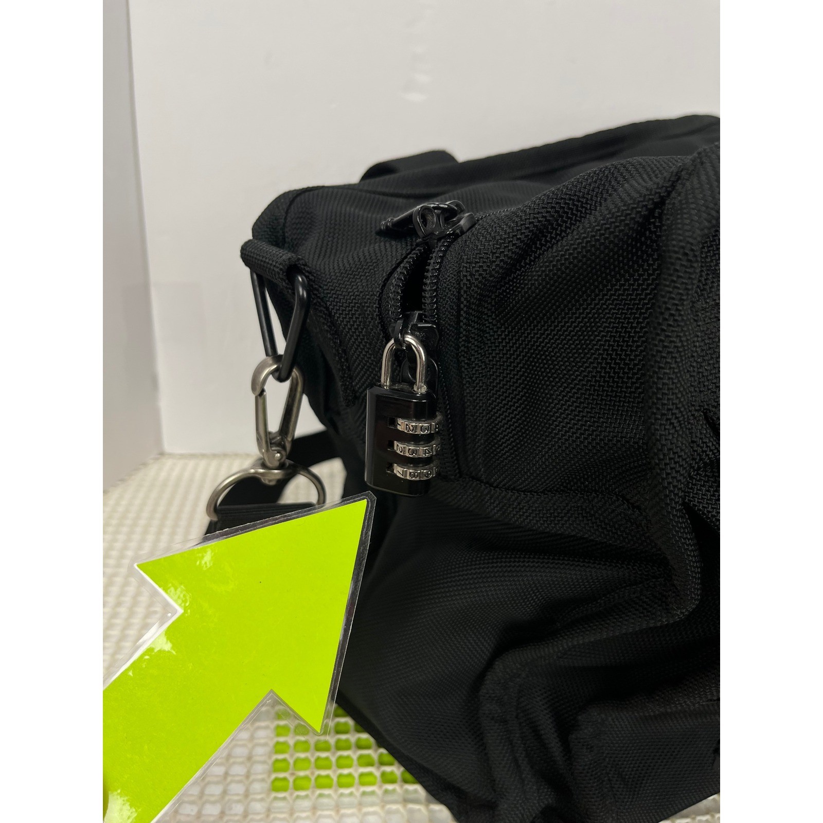 TUMI Black Men’s 223D3 Ballistic Bag Duffle Weekender Carry On Travel School