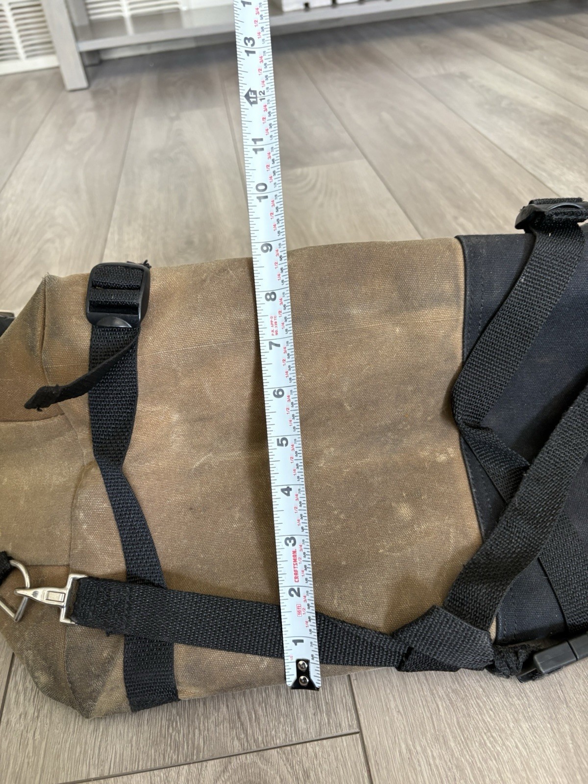 Rare Vintage Duluth Pack Duffel Bag Wax Canvas Leather