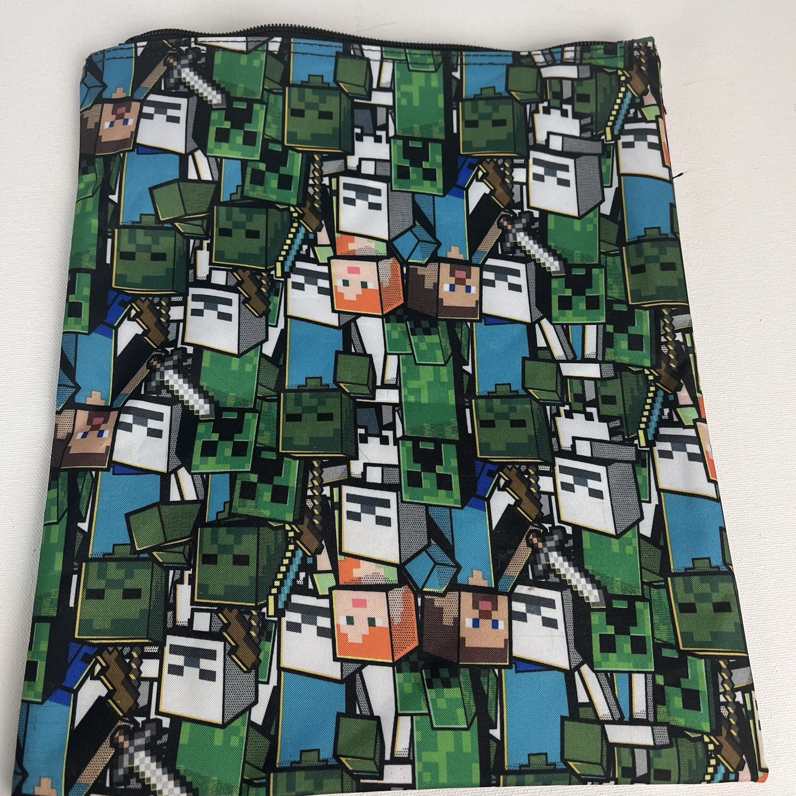 Bio World Minecraft Mojang Multi Character Zippered Microsoft Sleeve Bag 13×10″