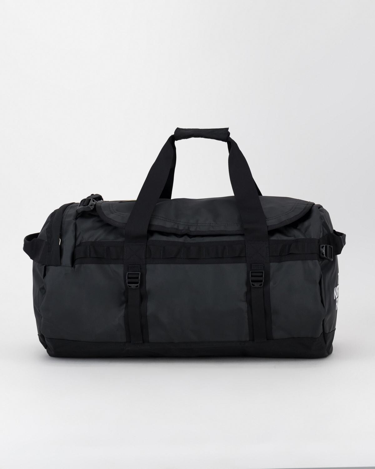 The North Face Medium Base Camp Duffel Packable Travel Backpack – Black / White