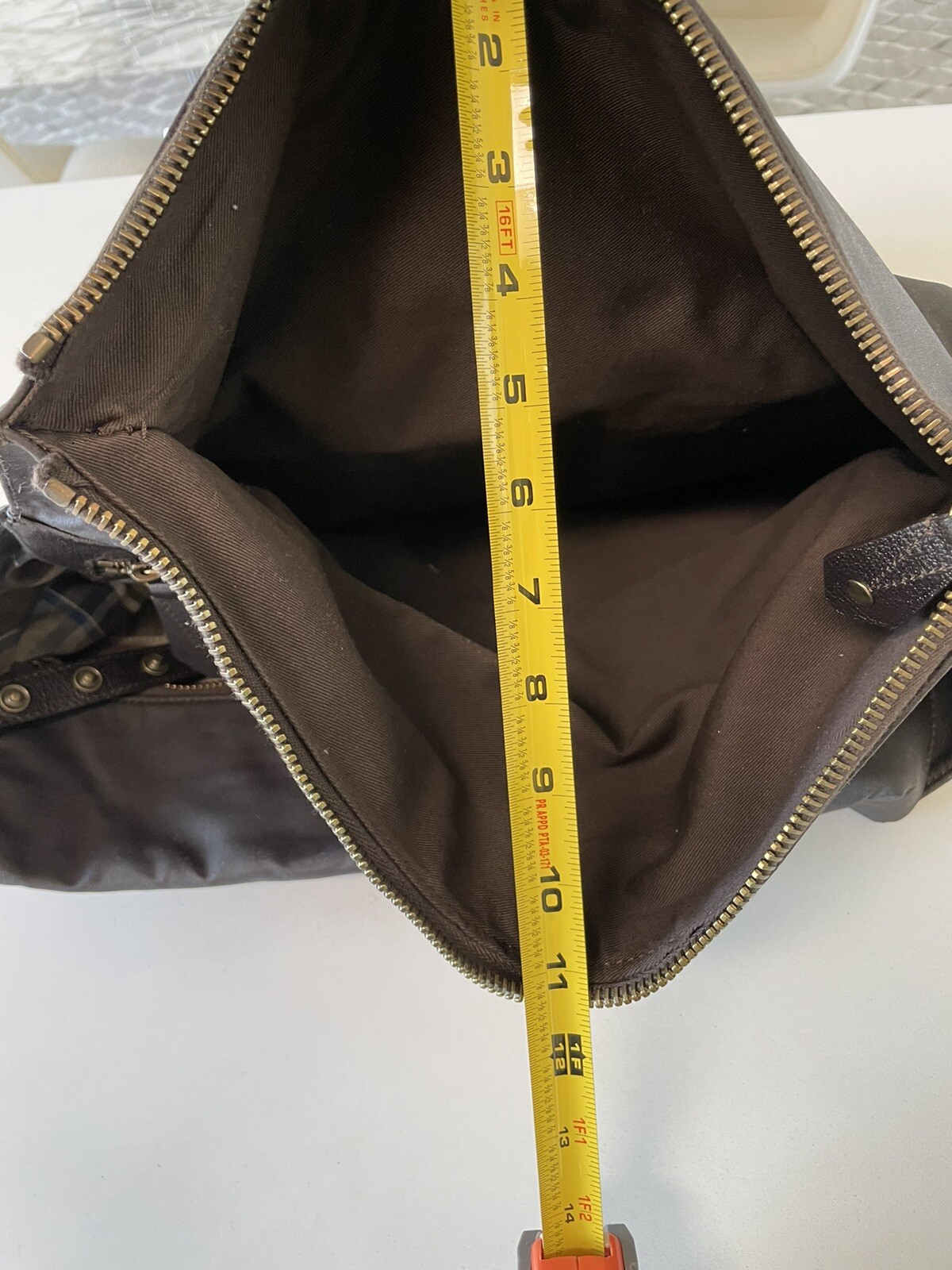 New. Belstaff Dorchester Satchel/Tote Bag. Waxed Cotton and leather. Dark Olive