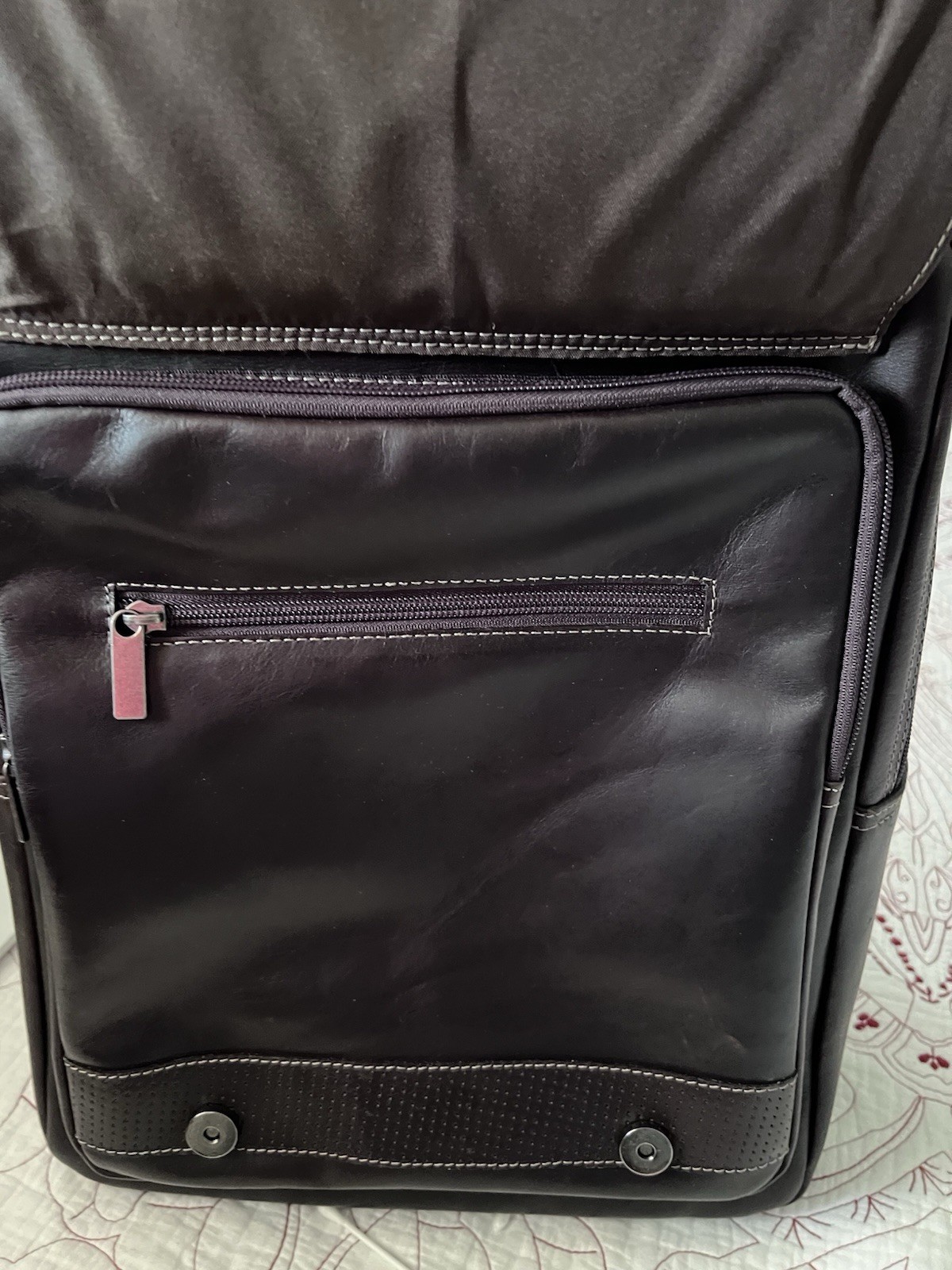 Leather Genuine Backpack 15. inch Laptop Bag made in Colombia.