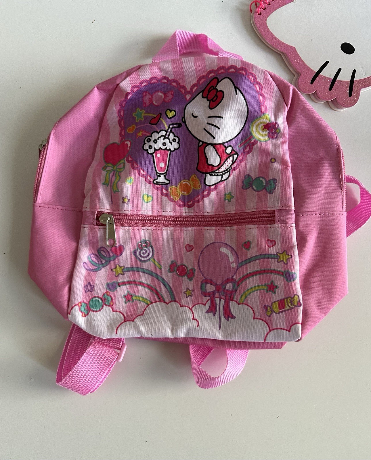 Hello Kitty and Friends Mini Backpack And Notebook Stationary EUC