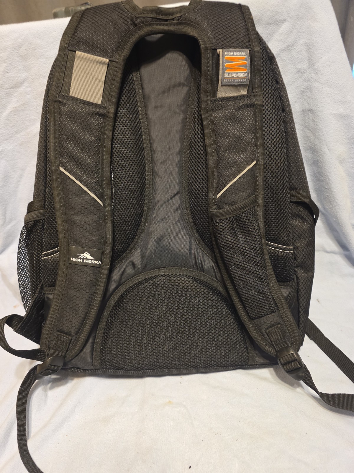 High Siera Travel Backpack, 2-Inch Expansion, Pockets, Laptop Spot