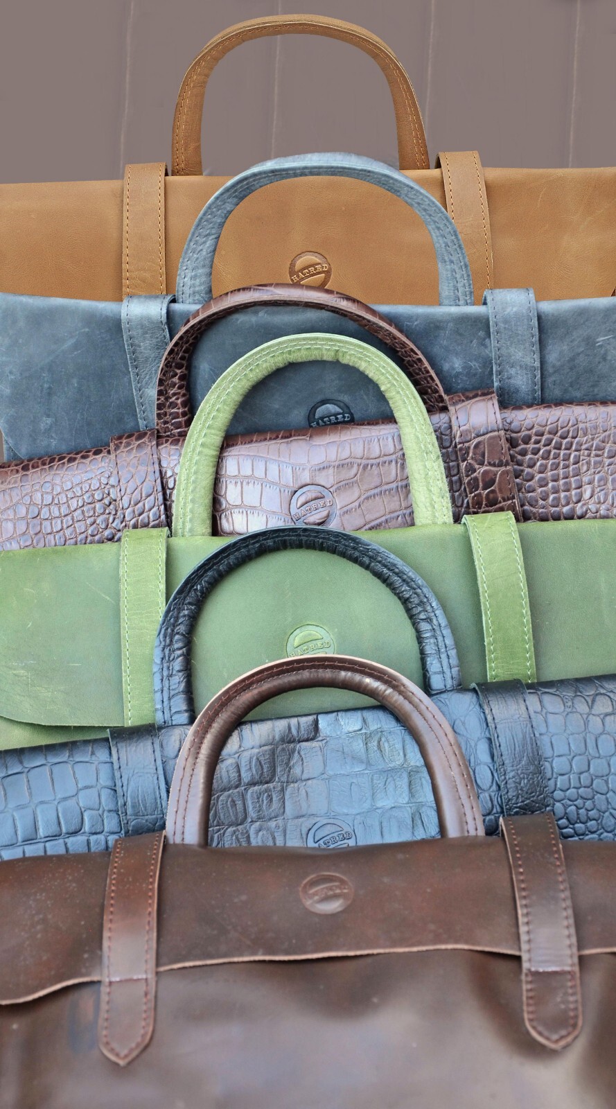 Charcoal Grey Genuine Leather Handmade Music Bag Unisex Portfolio Office Laptop