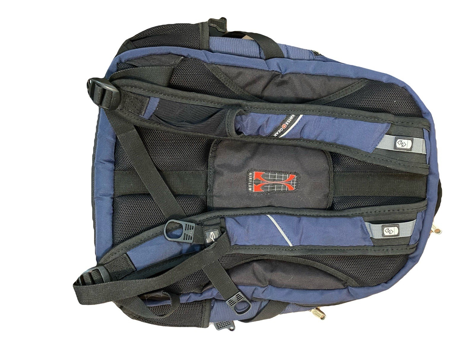 Swiss Gear Navy Blue Backpack with Laptop Sleeve